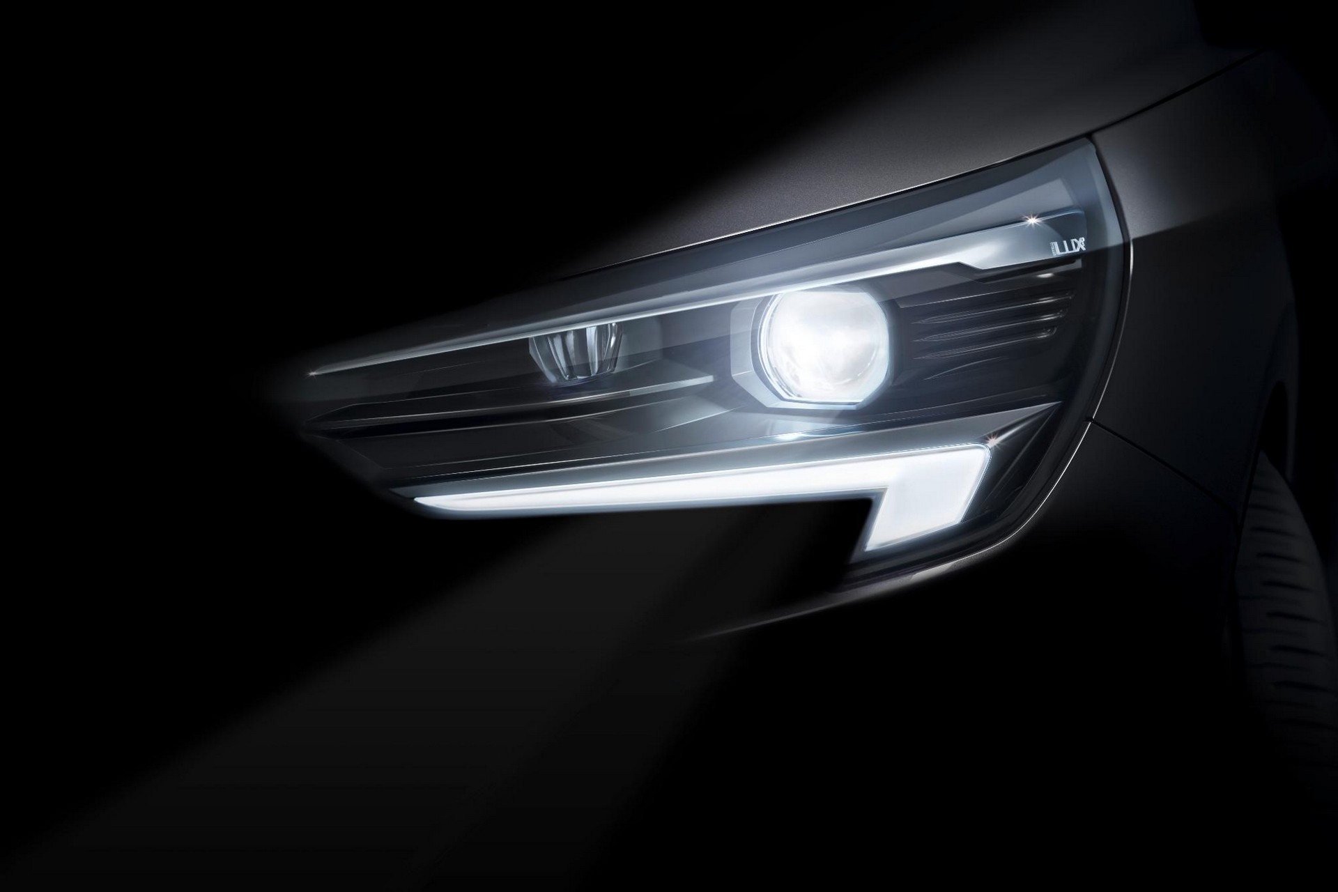 Opel Corsa teaser-1 2020 Opel Corsa Shows Its New IntelliLux LED Matrix Headlights