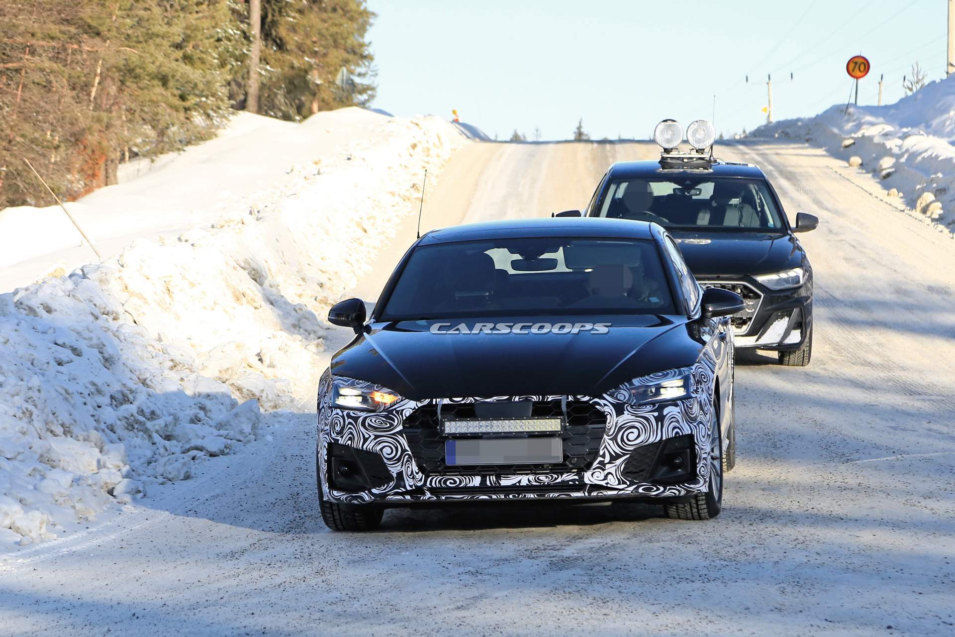 2020 Audi A5 Sportback facelift spy shots 21 2020 Audi A5 Sportback Facelift Comes Out Of Its Hideout