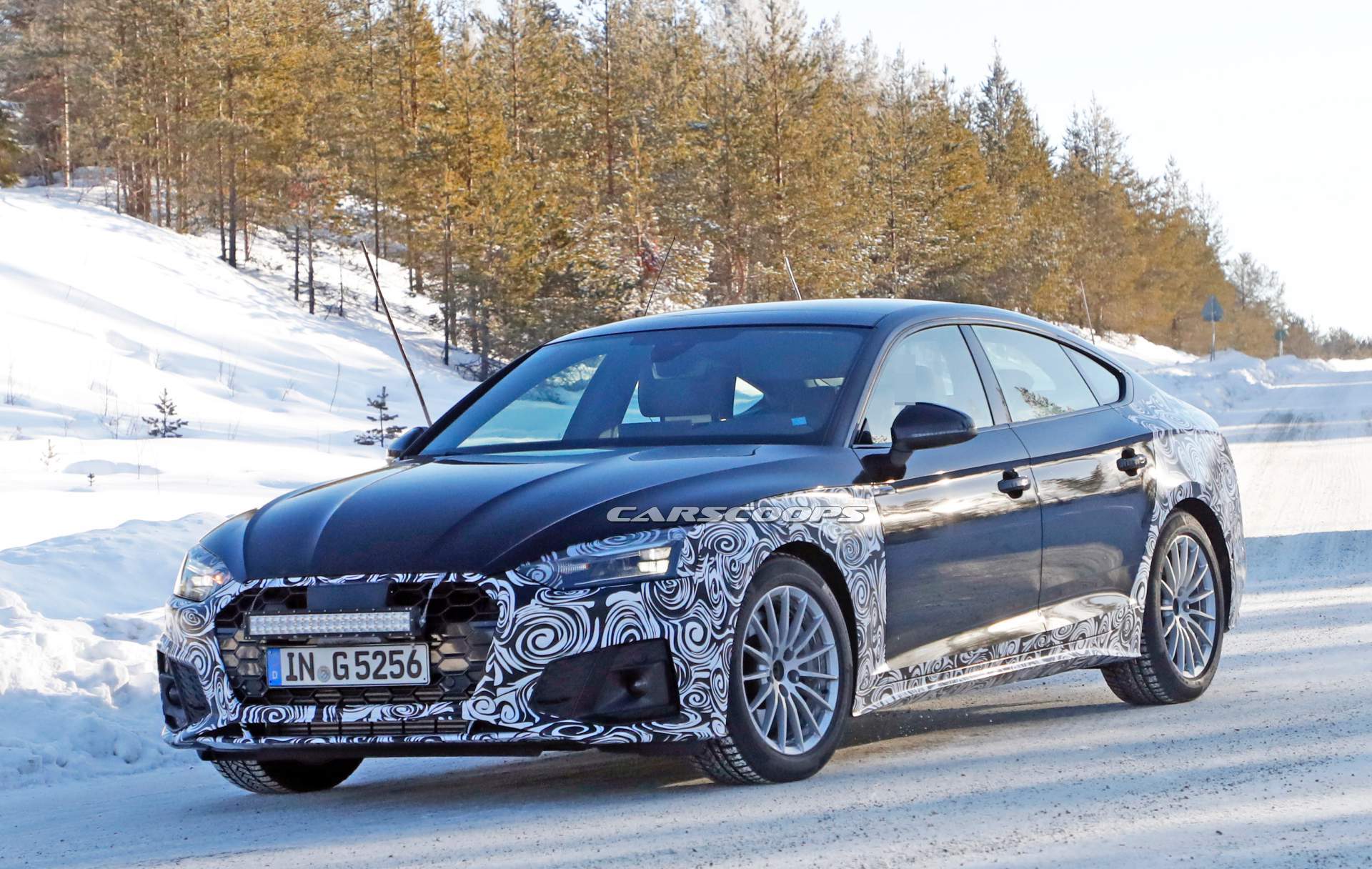 2020 Audi A5 Sportback facelift spy shots 4 2020 Audi A5 Sportback Facelift Comes Out Of Its Hideout