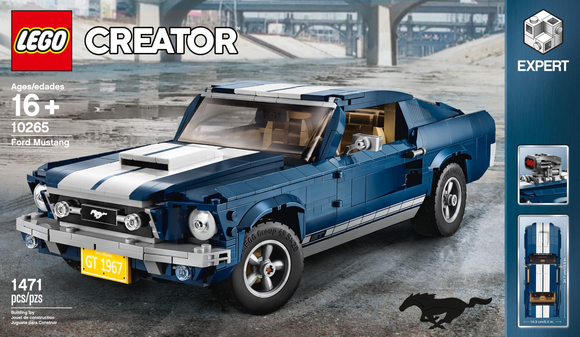 1960s Ford Mustang Lego Creator 17 LEGO Rights Historical Wrong, Builds 1967 Ford Mustang GT Creator Set