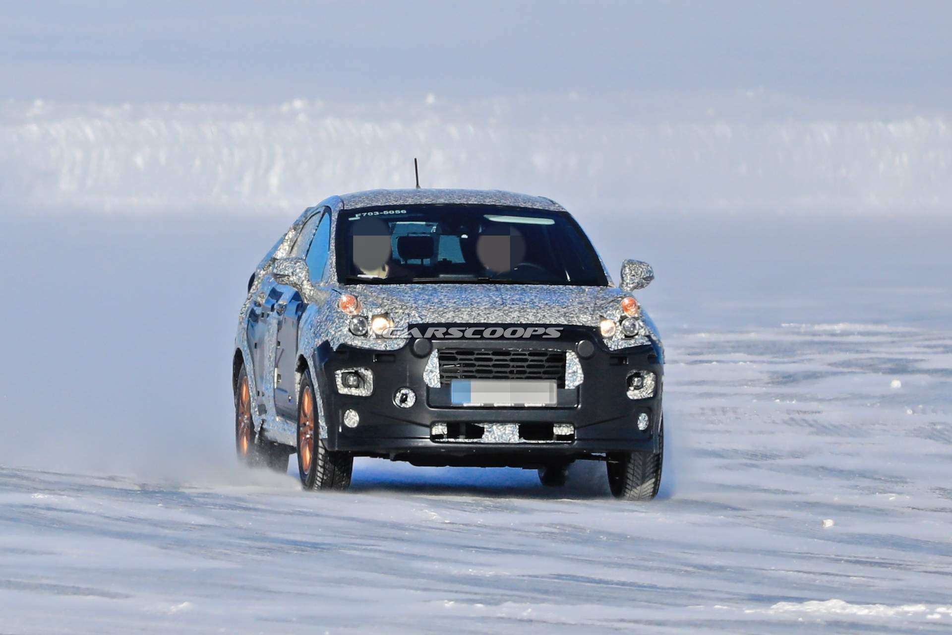 Ford EcoSport replacement spy shots 3 Ford Fiesta-Based SUV EcoSport Replacement Spied Near The Arctic Circle