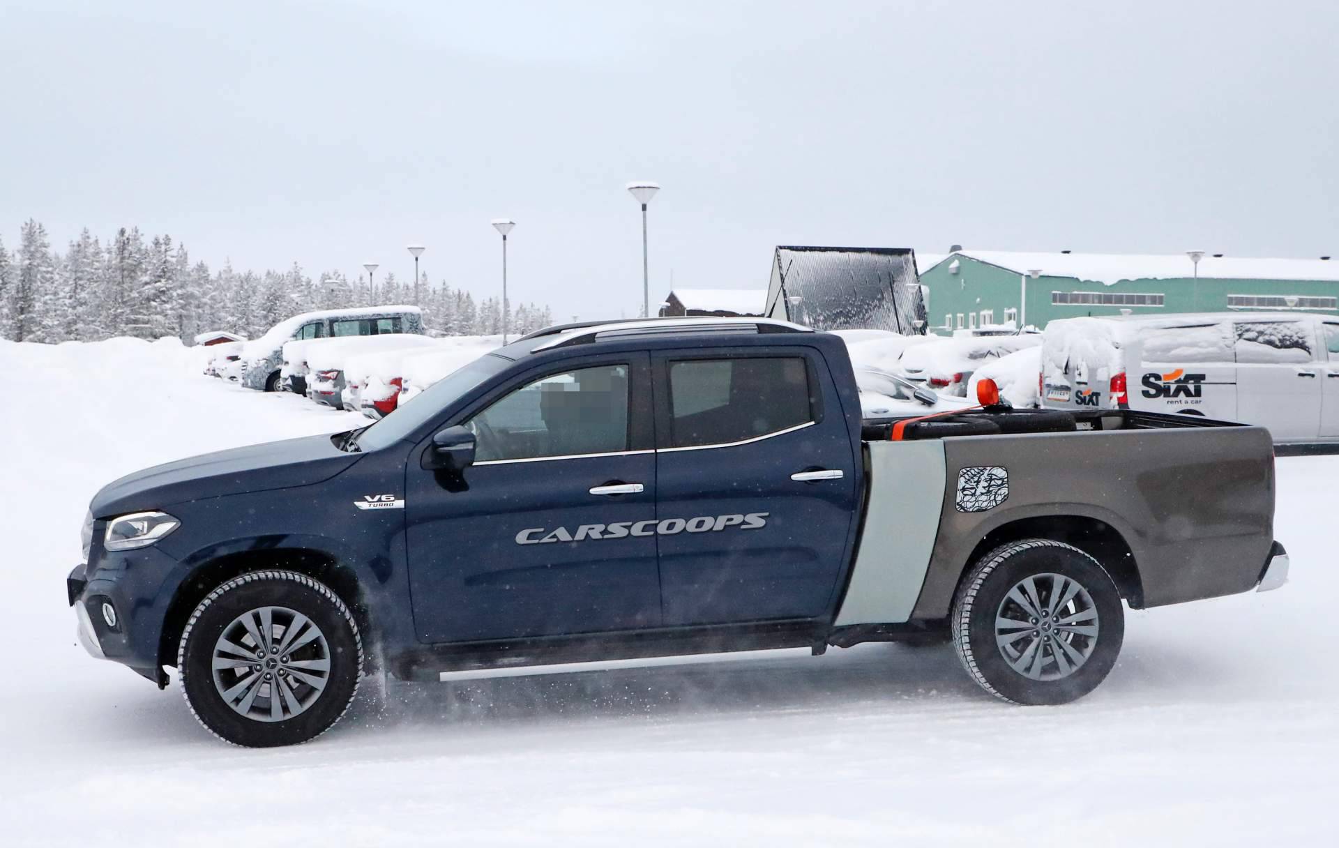 Mercedes-Benz X-Class with long bed spy shots 6 Is Mercedes-Benz Bringing A Longer-Bed X-Class To The US?