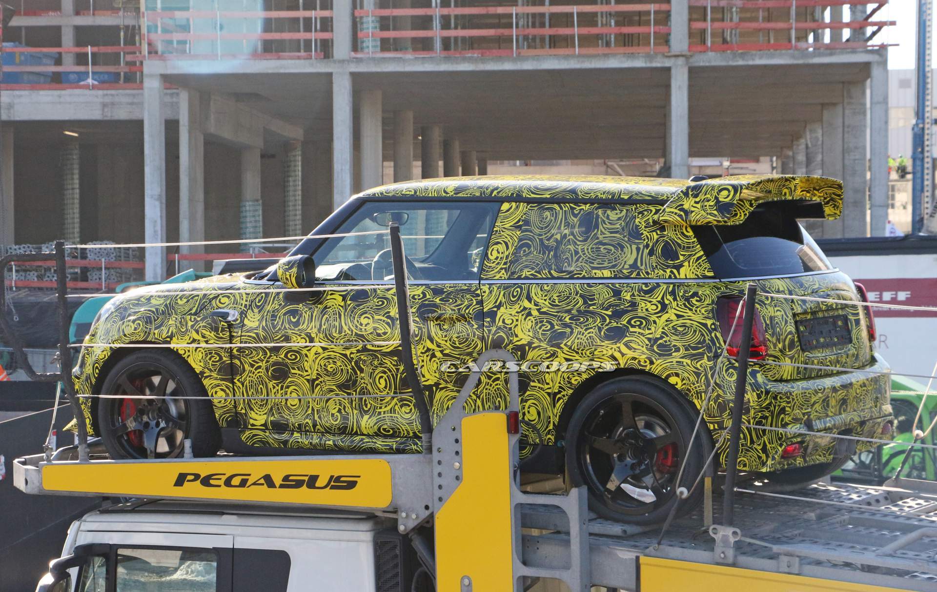 2020 Mini JCW GP spy shots 9 2020 Mini JCW GP Shows Wild Production Bodykit For The First Time