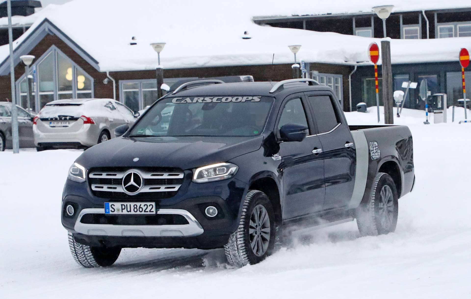 Mercedes-Benz X-Class with long bed spy shots 2 Is Mercedes-Benz Bringing A Longer-Bed X-Class To The US?