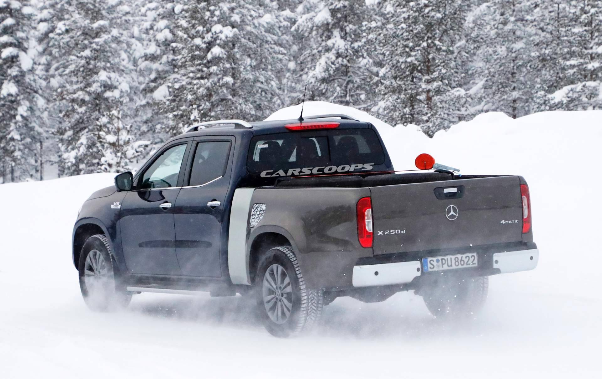 Mercedes-Benz X-Class with long bed spy shots 10 Is Mercedes-Benz Bringing A Longer-Bed X-Class To The US?