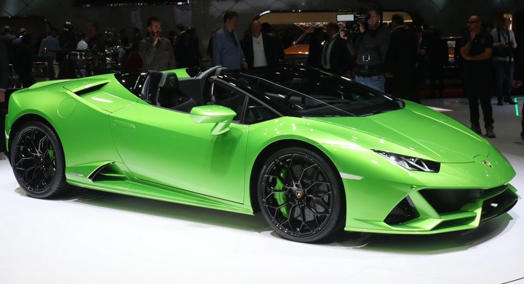 Lamborghini Huracan Evo New Lamborghini Huracan Evo Spyder Drops Its Roof (Live Pics)