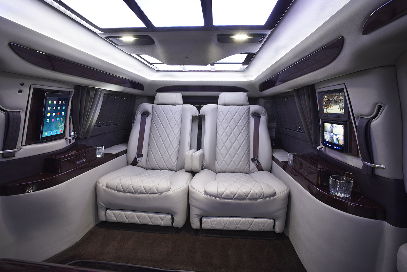 addarmor cadillac escalade armored 21 AddArmor’s $350k Cadillac Escalade Is A Tank With Apple TV, HBO And Countermeasures