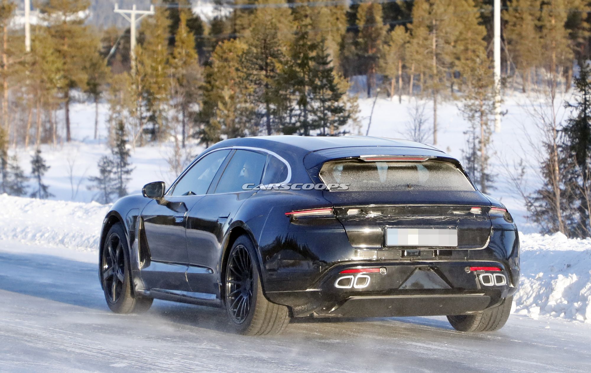 Porsche-Taycan-Sport-Turismo-Spy-Shots-16 Porsche Taycan Sport Turismo Adds A Dash Of Practicality And Style