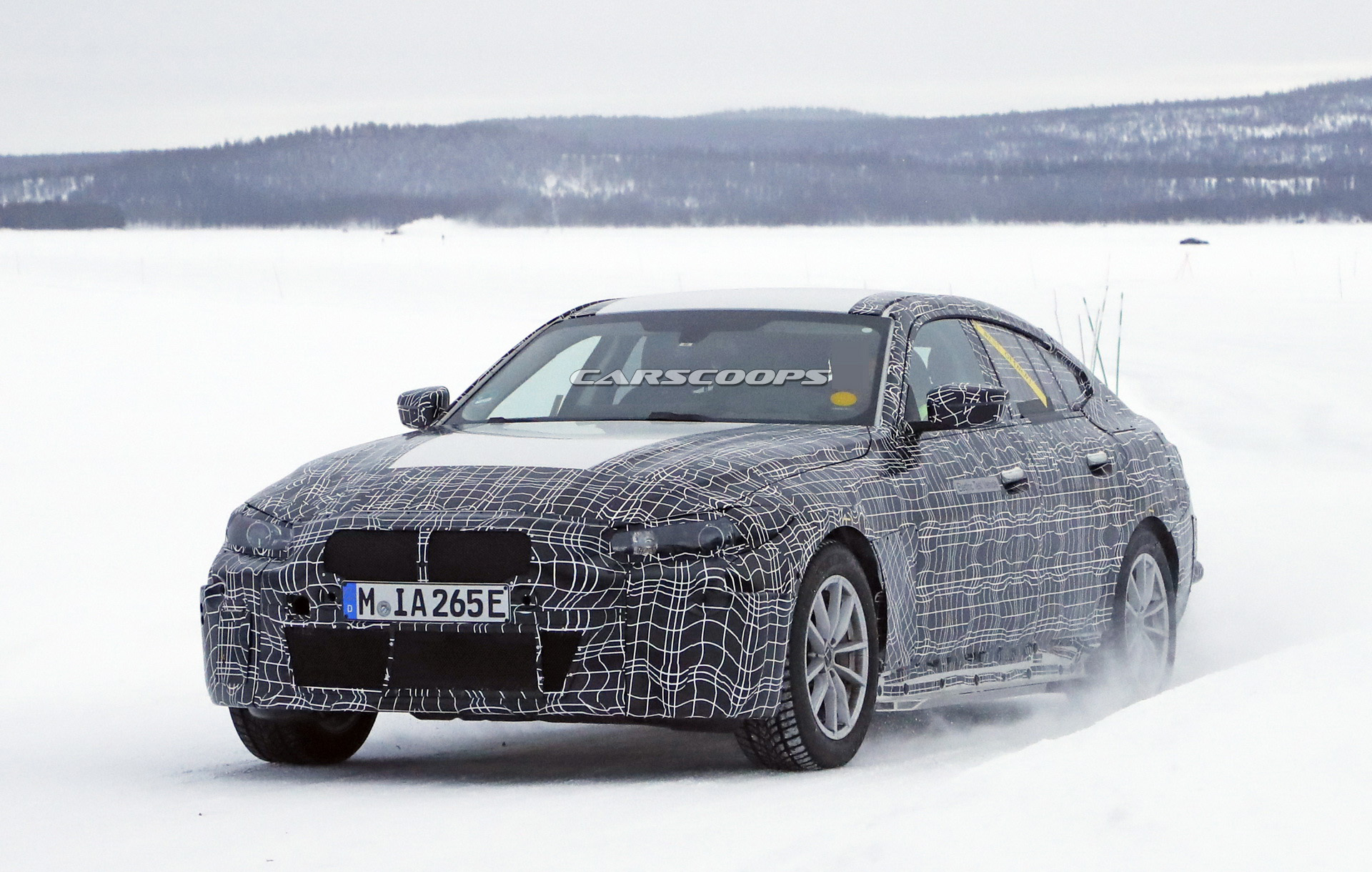 bmw i4 winter testing spy shots 2 BMW i4 Getting Ready To Battle Tesla Model 3 And Polestar 2