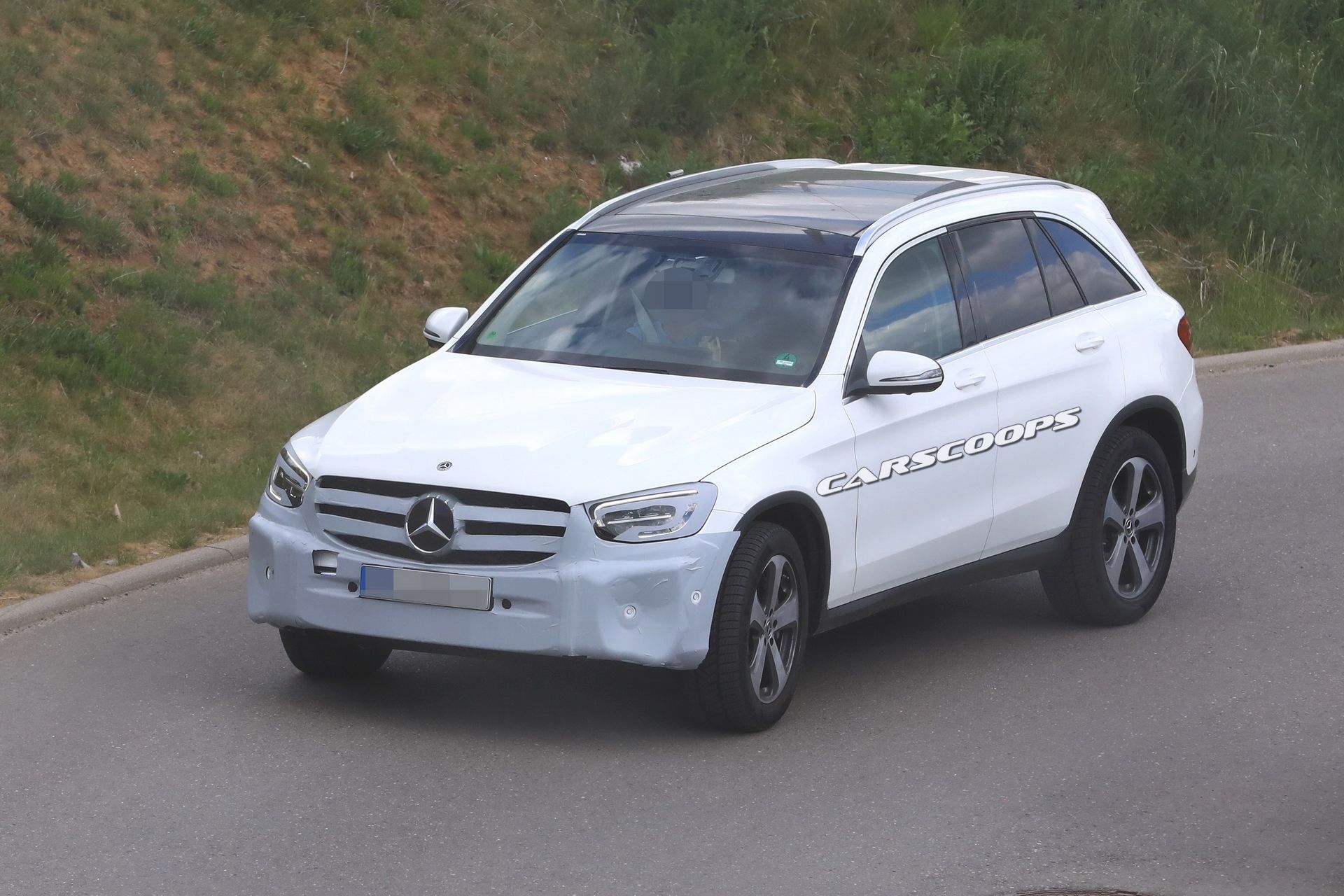 2020 Mercedes GLC facelift 1 New Mercedes CLA Shooting Brake, Concept EQV And GLC Facelift Confirmed For Geneva