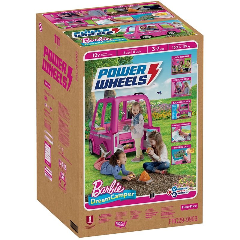 power wheel barbie dream camper
