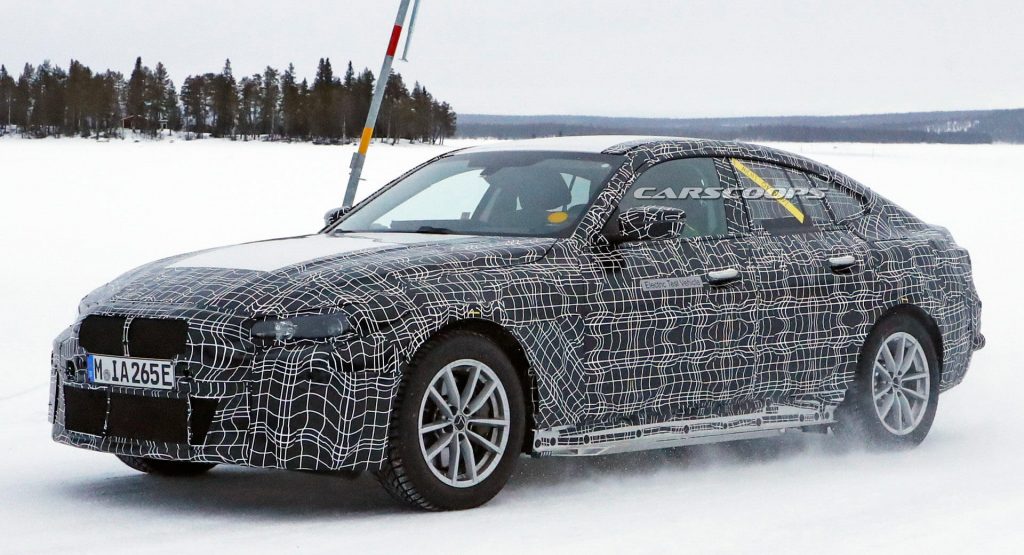 bmw i4 winter testing spy shots 12 BMW i4 Getting Ready To Battle Tesla Model 3 And Polestar 2