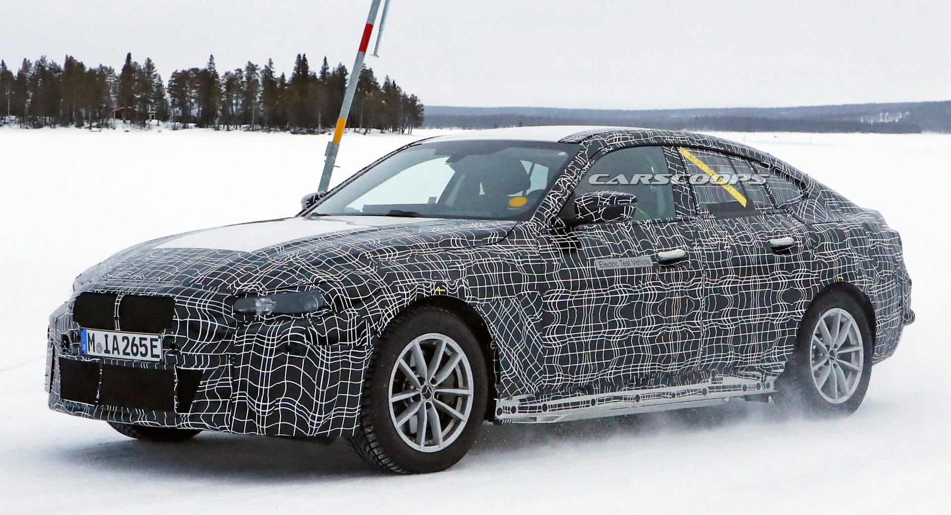bmw i4 winter testing spy shots 12 BMW i4 Getting Ready To Battle Tesla Model 3 And Polestar 2