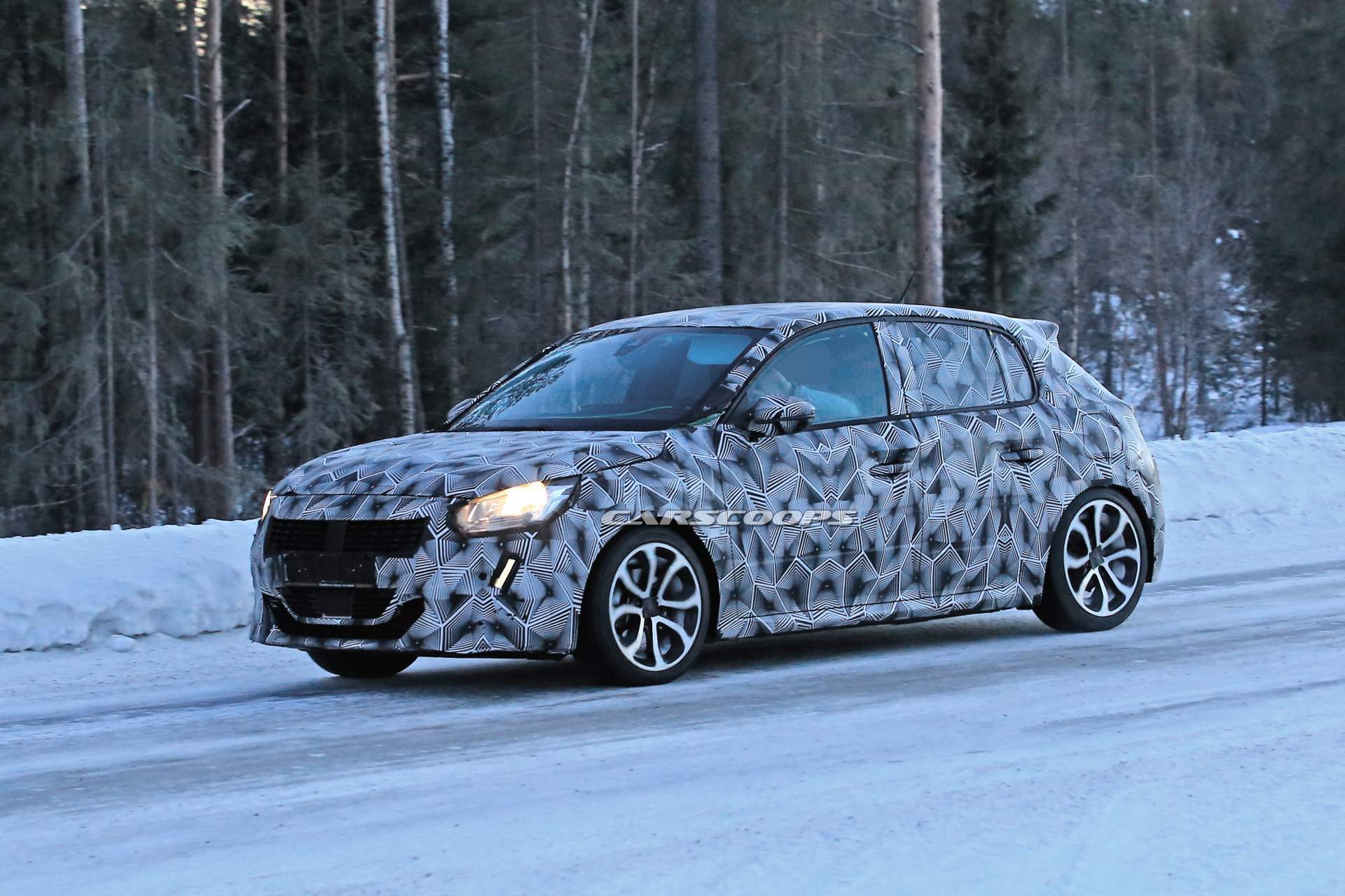 2020 Peugeot 208 spy shots 11 All-New 2020 Peugeot 208 Arriving This Year With Pure-Electric Range-Topper