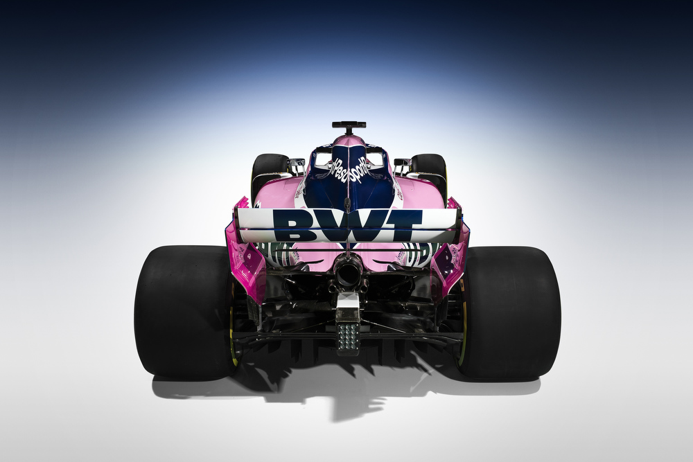 force india unveils 2019 f1 car 6 Goodbye Force India, Hello Racing Point F1 With Your Very Pink Livery
