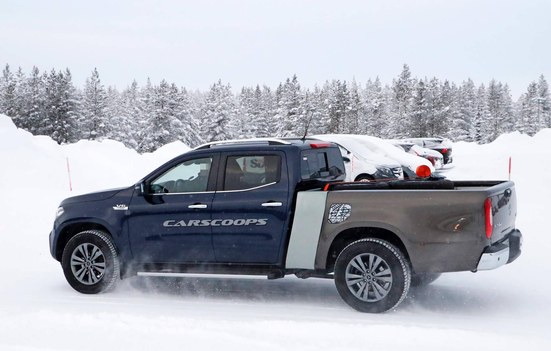 Mercedes-Benz X-Class with long bed spy shots 8 Is Mercedes-Benz Bringing A Longer-Bed X-Class To The US?