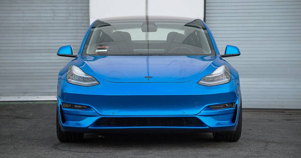  Would You Spend Nearly $3K On This Aftermarket Tesla Model 3 Front Bumper?