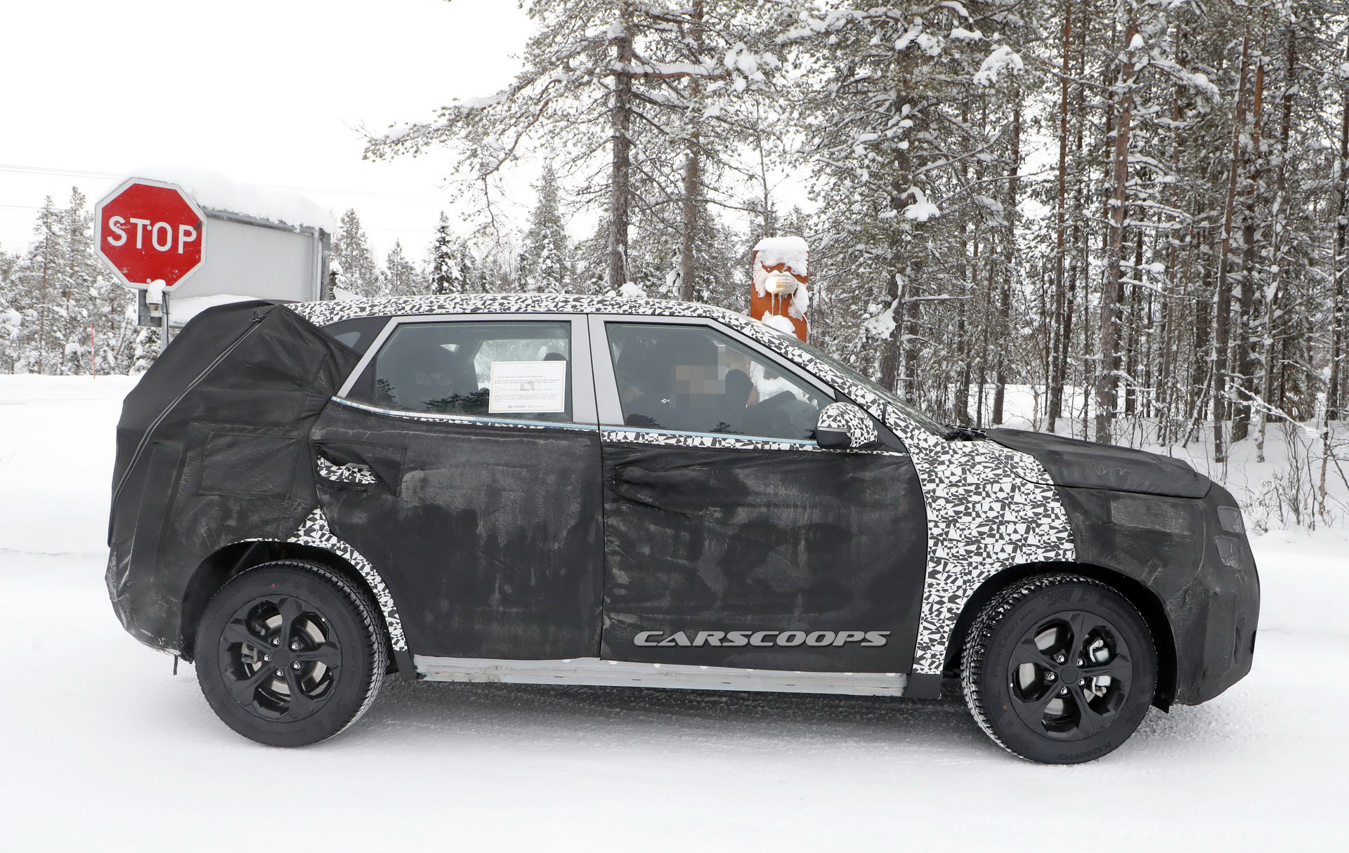 2020 kia tusker spied first time 13 New Kia Crossover Spotted Testing, Looks Like The Production Version Of SP Concept