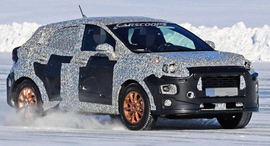  Ford Fiesta-Based SUV EcoSport Replacement Spied Near The Arctic Circle