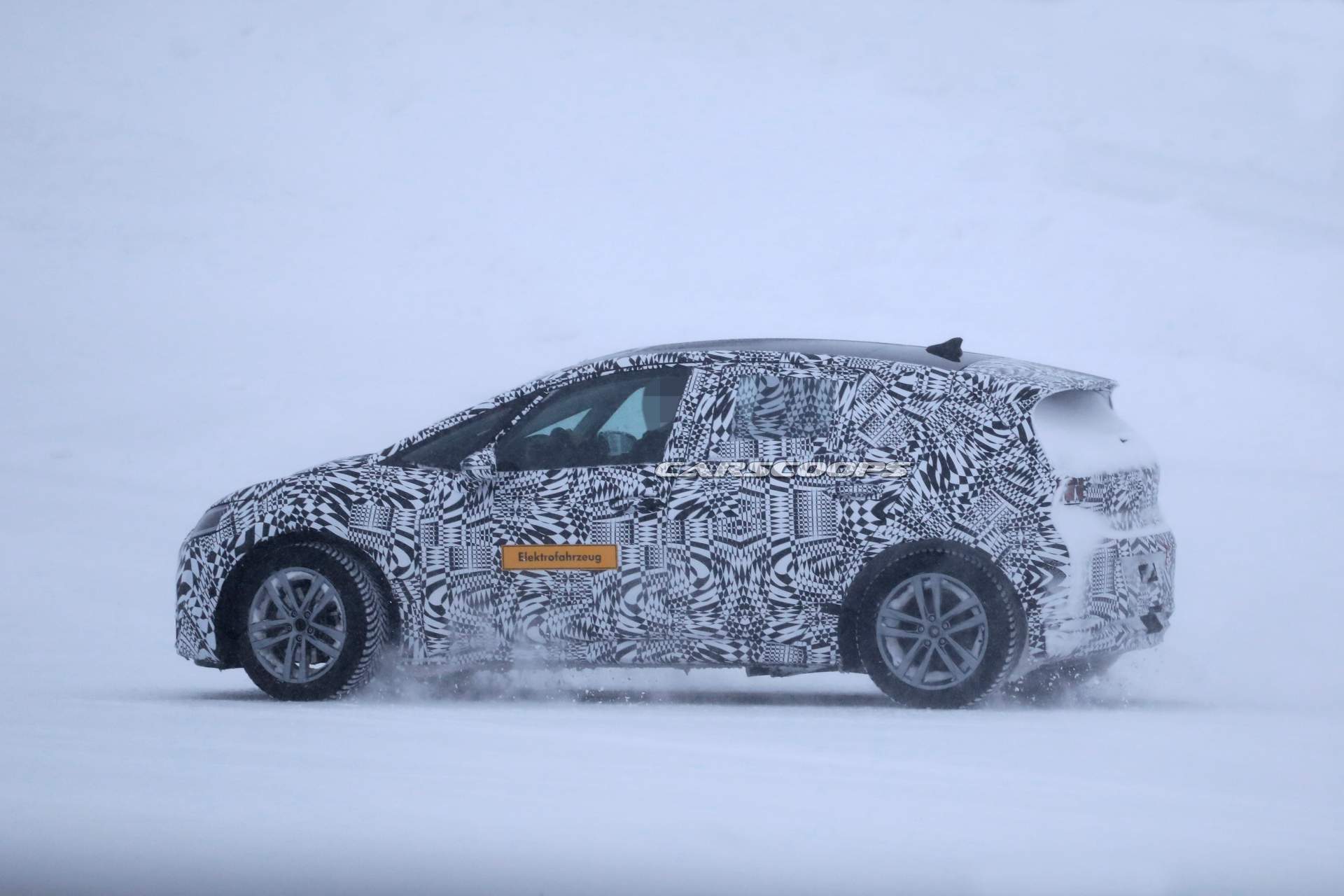 VW ID Neo spy shots 12 2020 VW ID Hatchback Spotted Testing Its Electric Powertrain In Extreme Winter Conditions