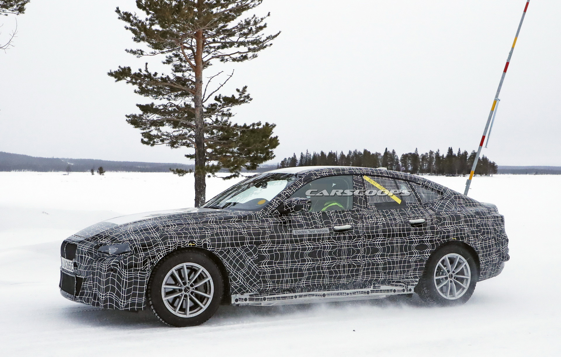 bmw i4 winter testing spy shots 5 BMW i4 Getting Ready To Battle Tesla Model 3 And Polestar 2