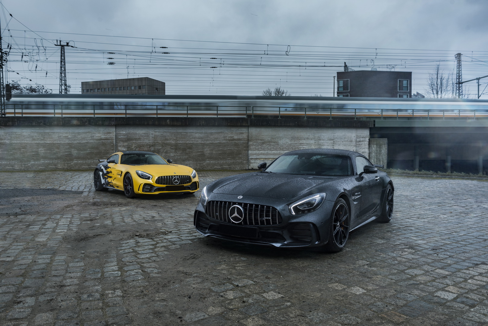 mercedes-amg gt r tuning fostla 10 Fostla’s Mercedes-AMG GT R Gets 641 HP, Urban-Camo-And-Yellow Wrap