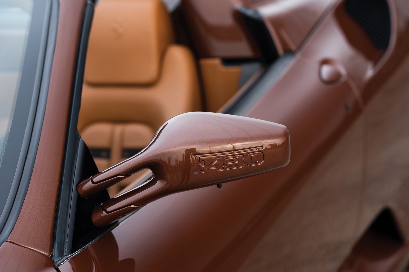 ferrari f430 spider marrone 1971 13 Ferrari F430 Spider In Classic Marrone 1971 Paint Job Is Just Gorgeous