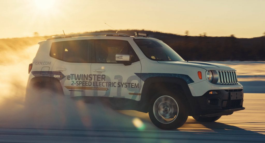  GKN Puts Electrified Renegade With FWD Torque Vectoring To The Test