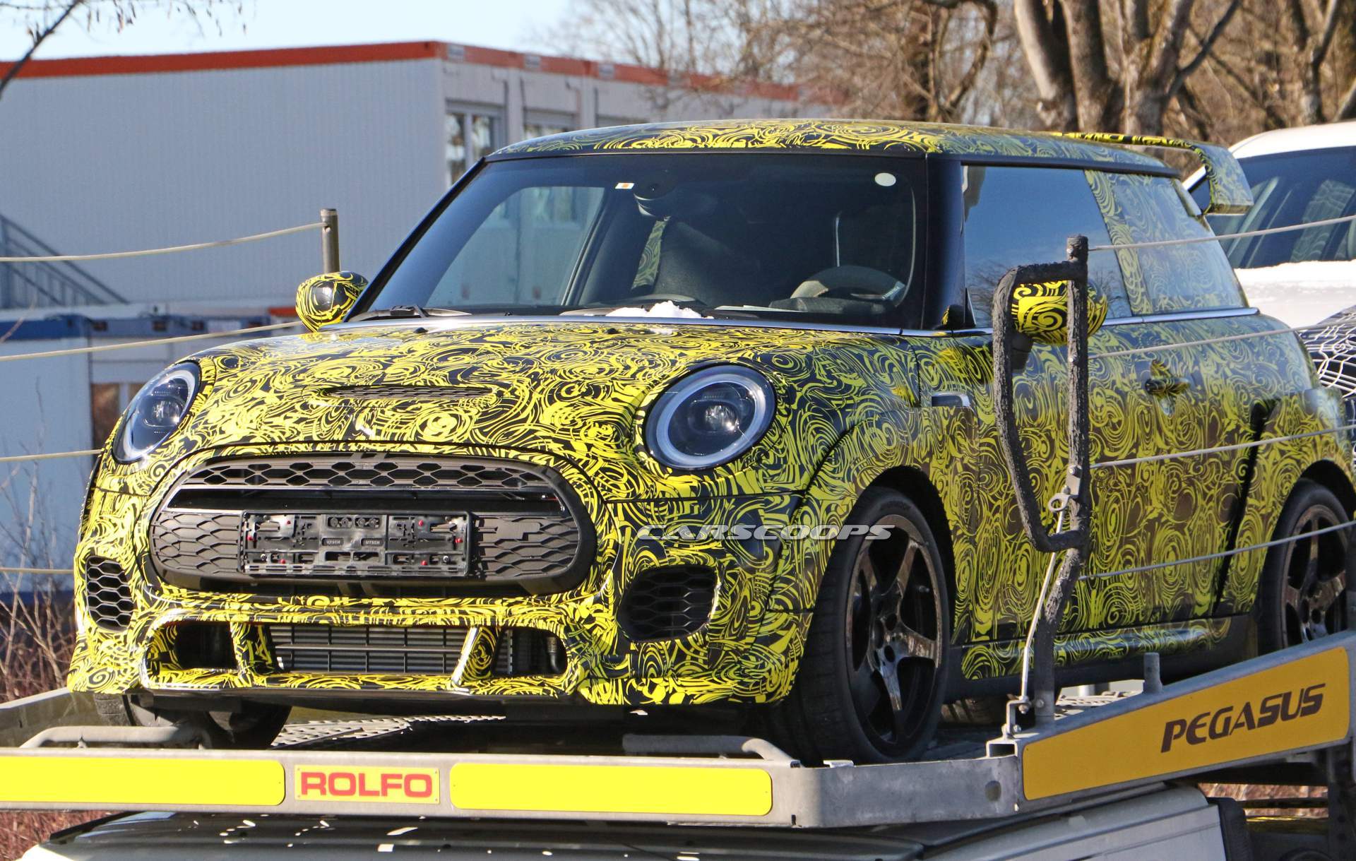2020 Mini JCW GP spy shots 2 2020 Mini JCW GP Shows Wild Production Bodykit For The First Time