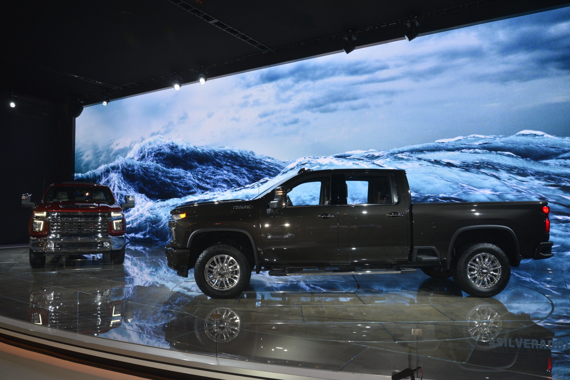 2020 chevrolet silverado chicago live pics 2 New Chevy Trucks Show Up Big In Chicago, Even In LEGO Form