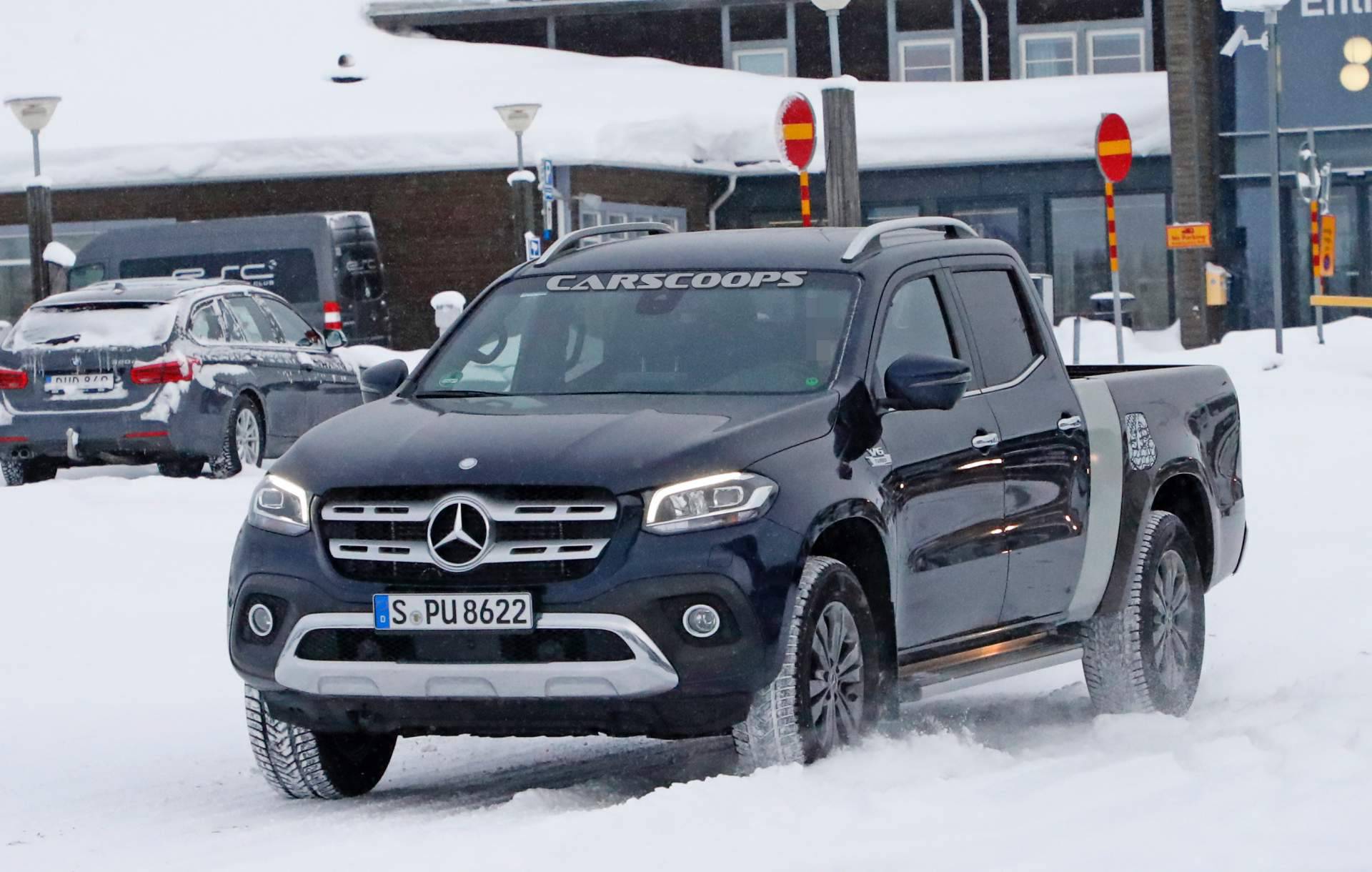 Mercedes-Benz X-Class with long bed spy shots 1 Is Mercedes-Benz Bringing A Longer-Bed X-Class To The US?