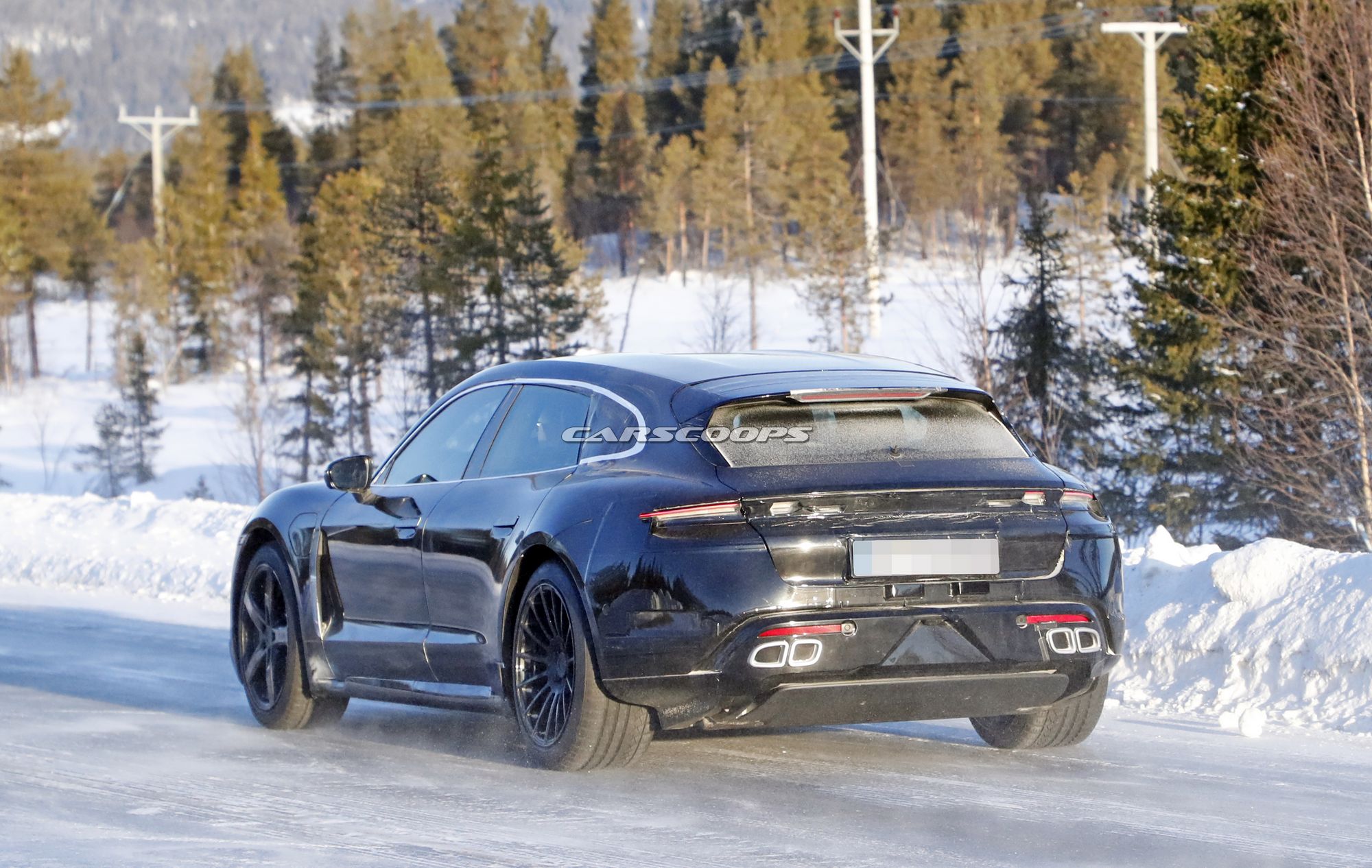 Porsche-Taycan-Sport-Turismo-Spy-Shots-15 Porsche Taycan Sport Turismo Adds A Dash Of Practicality And Style