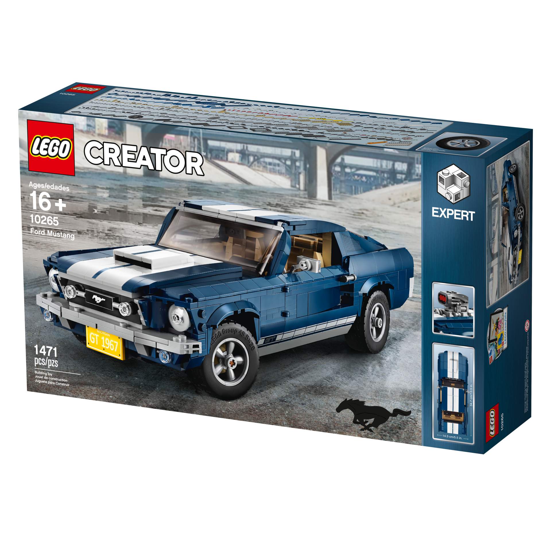 1960s Ford Mustang Lego Creator 16 LEGO Rights Historical Wrong, Builds 1967 Ford Mustang GT Creator Set