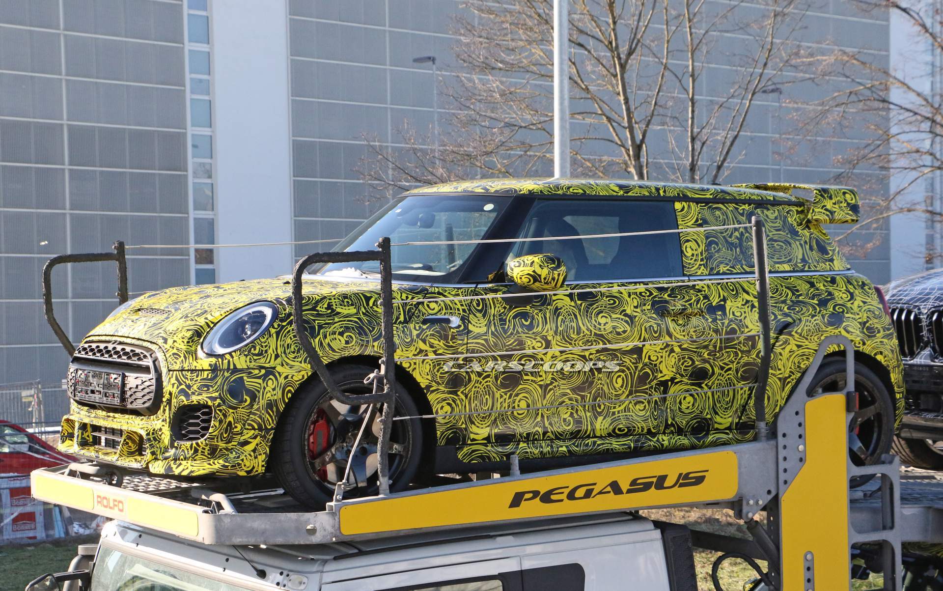 2020 Mini JCW GP spy shots 5 2020 Mini JCW GP Shows Wild Production Bodykit For The First Time