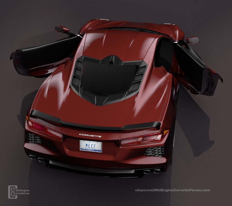 C8-Corvette-Rendering-3 Mid-Engine 2020 Corvette C8 Looks Good From All Angles In New Renders