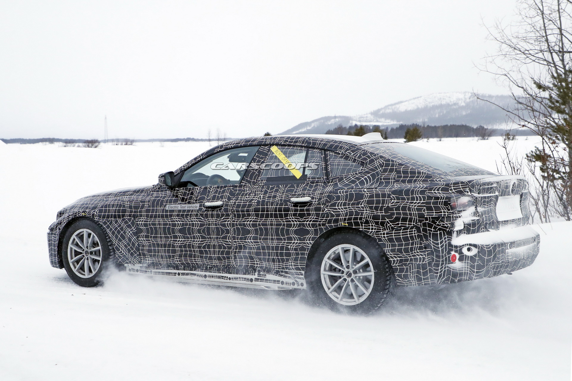 bmw i4 winter testing spy shots 7 BMW i4 Getting Ready To Battle Tesla Model 3 And Polestar 2