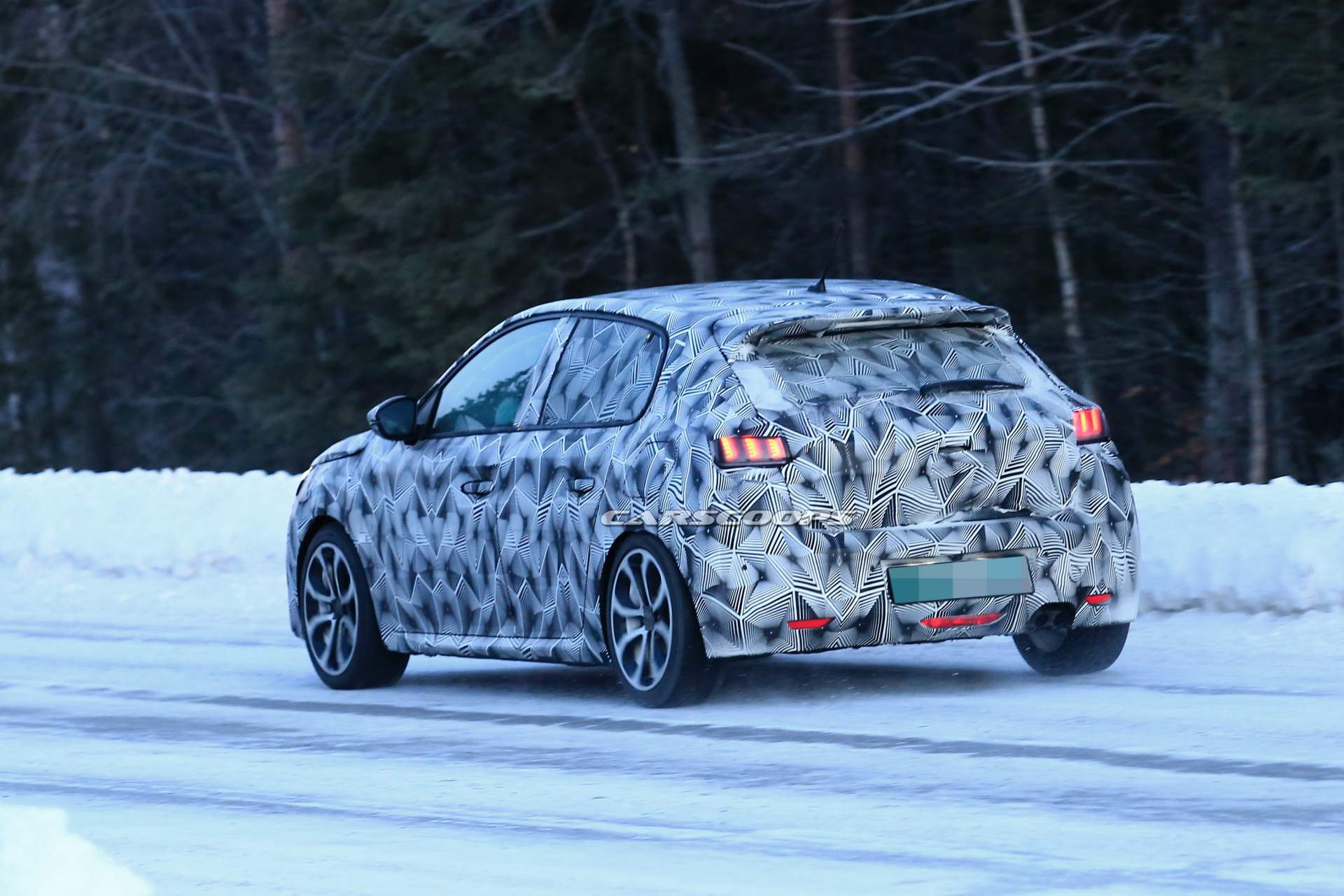 2020 Peugeot 208 spy shots 16 All-New 2020 Peugeot 208 Arriving This Year With Pure-Electric Range-Topper