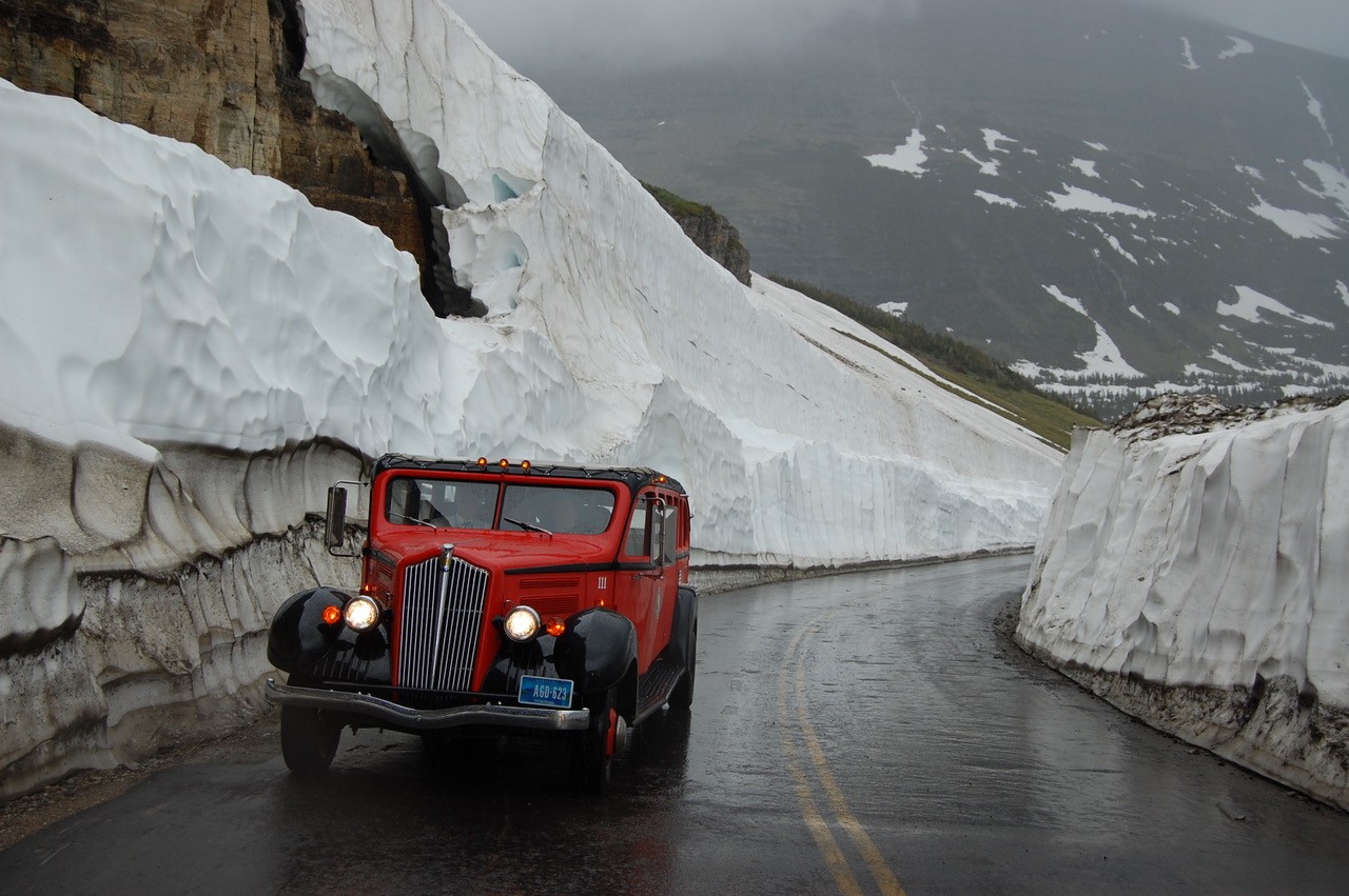 White Motor Company Model 706-1 Glacier National Park’s Iconic Red Buses Are Getting A Hybrid Upgrade