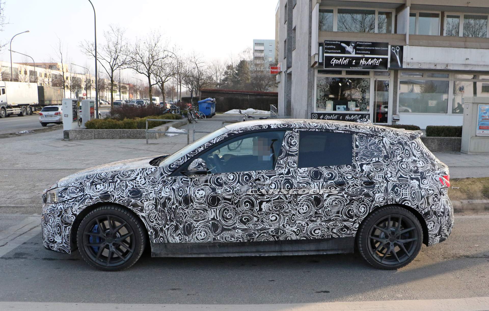 2019 BMW 1-Series hatchback spy shots 9 2019 BMW 1 Series Shows 3 Series-Inspired Dash And Funky LED Door Trims