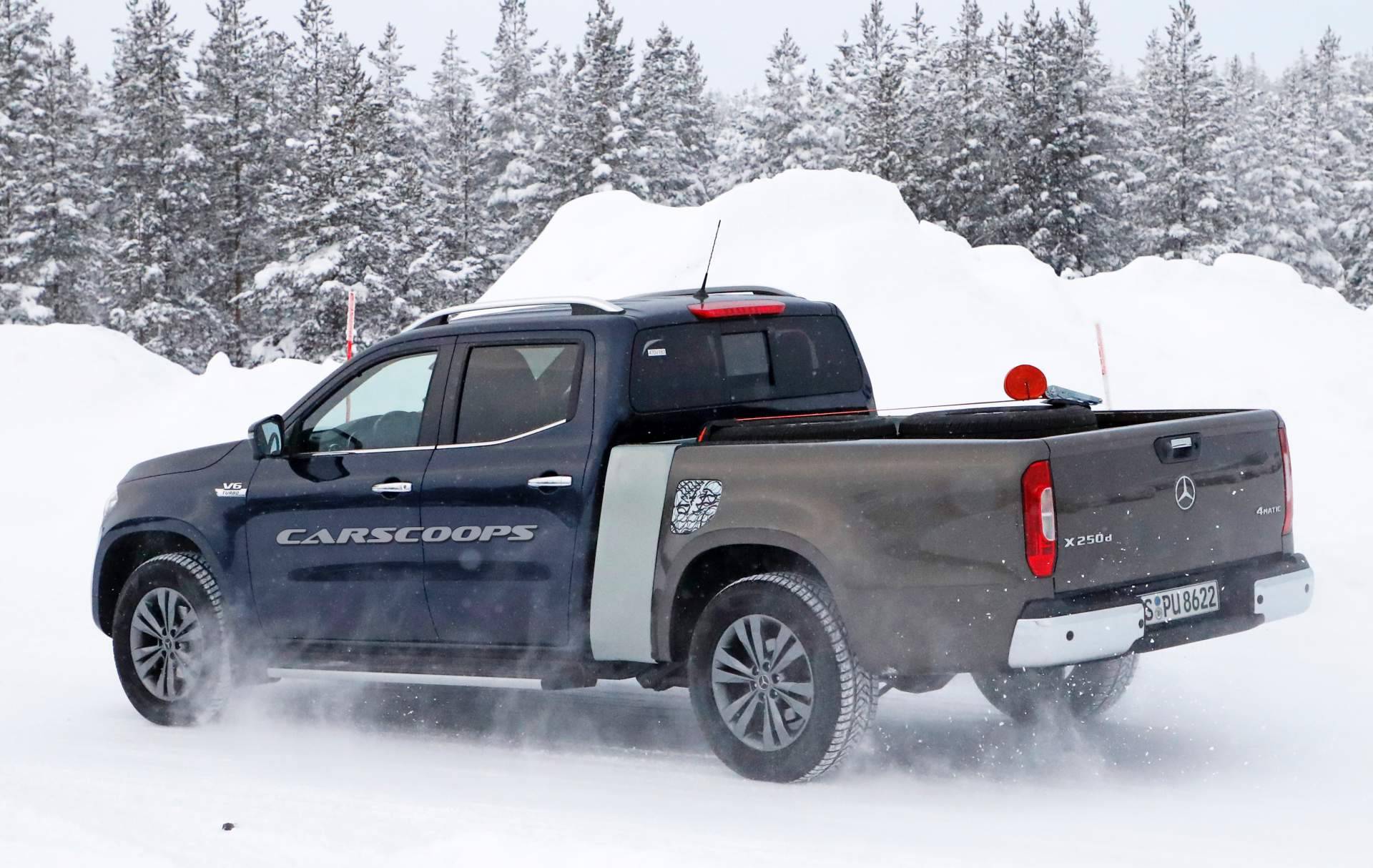 Mercedes-Benz X-Class with long bed spy shots 9 Is Mercedes-Benz Bringing A Longer-Bed X-Class To The US?