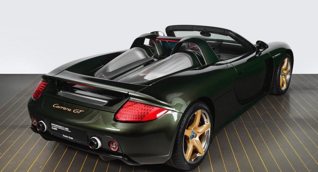 Porsche Classic Rebuilds Carrera GT From Scratch In A One-Off Oak Green Color