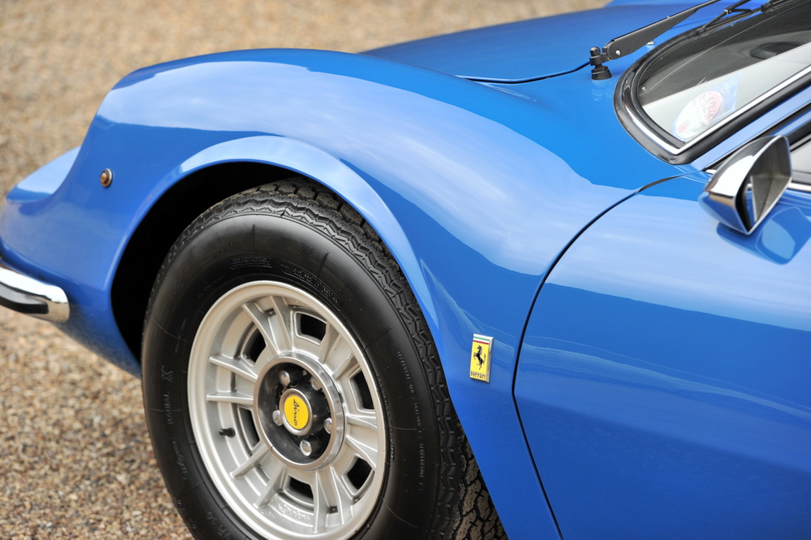 1972 ferrari dino azzuro rare auction 9 Blue 1972 Ferrari Dino In RHD Could Fetch As Much As $360,000