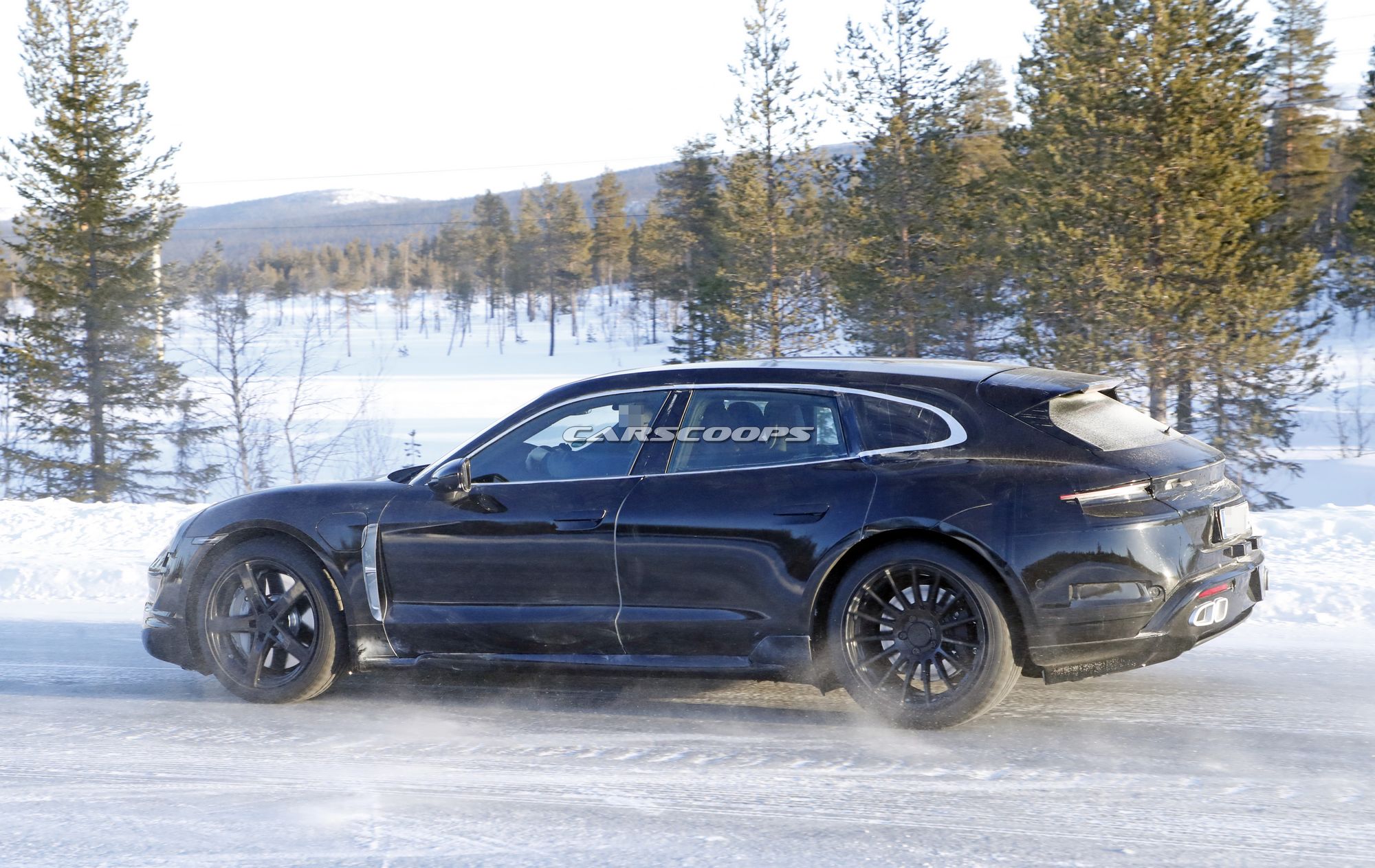 Porsche-Taycan-Sport-Turismo-Spy-Shots-12 Porsche Taycan Sport Turismo Adds A Dash Of Practicality And Style