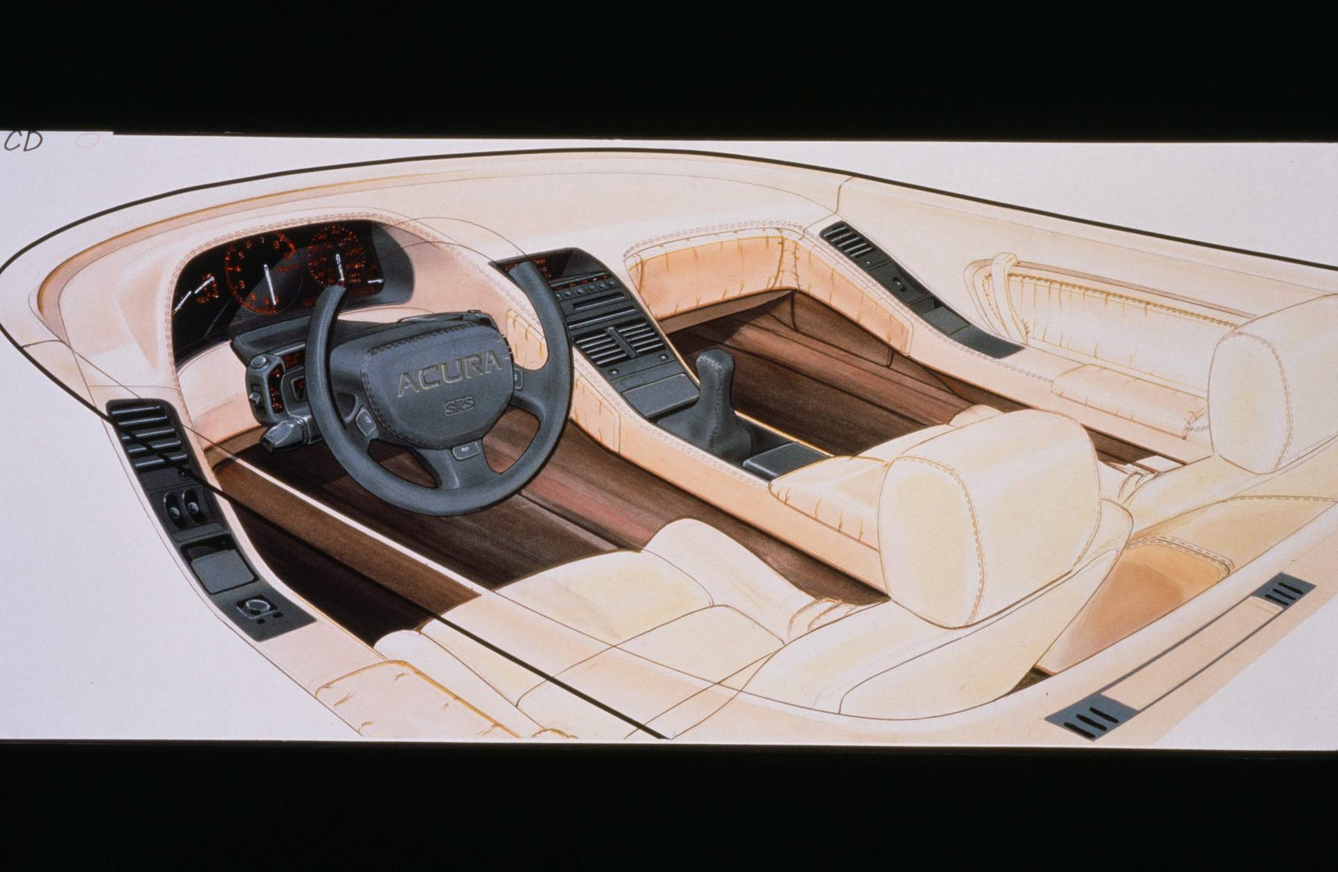 Original NSX Sketch Acura Marks 30 Years Of NSX With Throwback Video And Photo Gallery