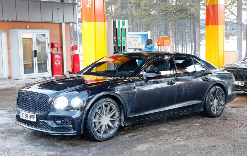 2020 Bentley Flying Spur Loses Padded Camo Wears Production