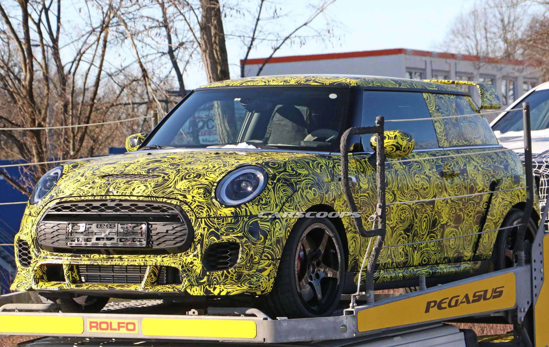 2020 Mini JCW GP spy shots 3 2020 Mini JCW GP Shows Wild Production Bodykit For The First Time