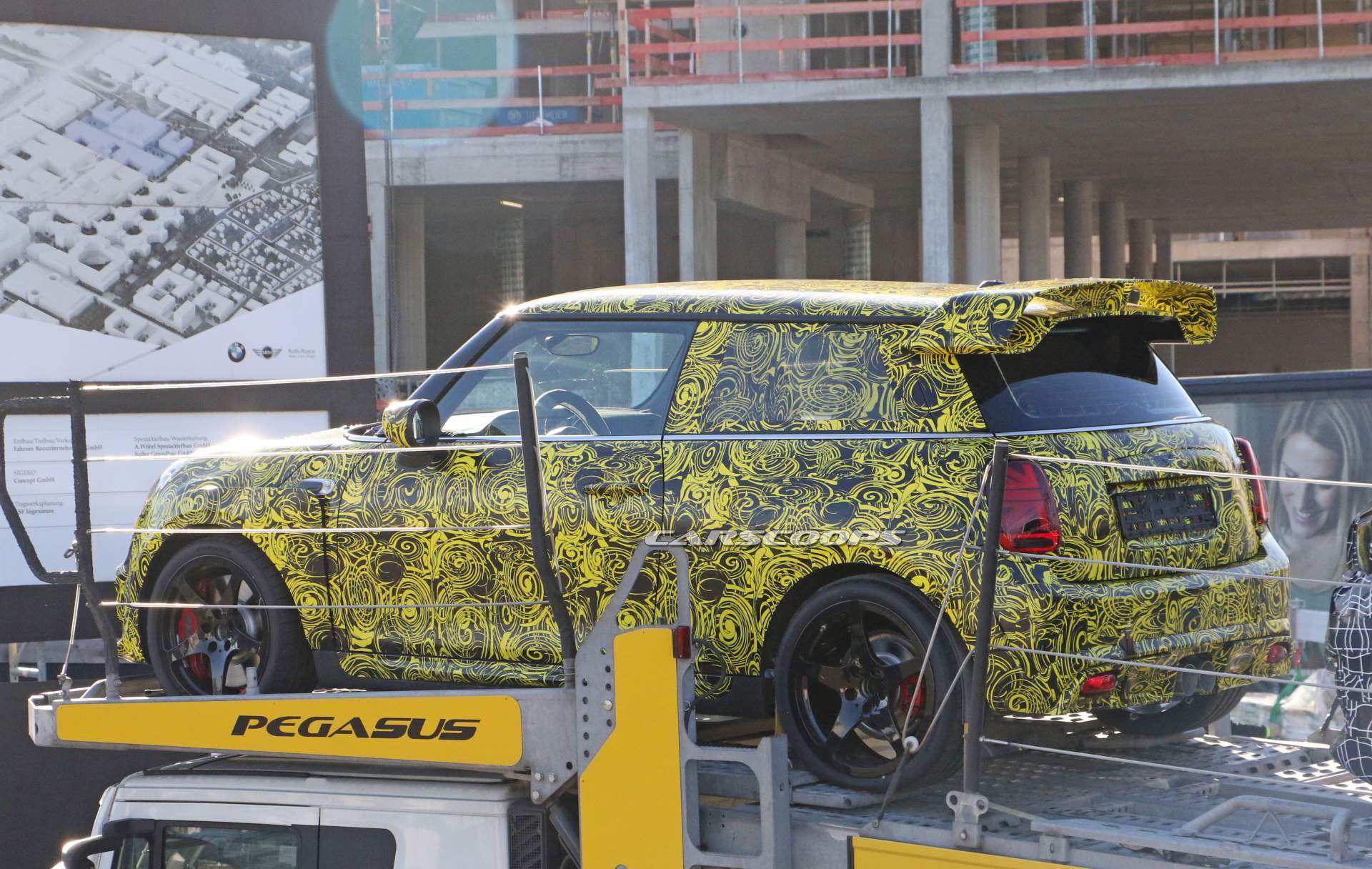 2020 Mini JCW GP spy shots 10 2020 Mini JCW GP Shows Wild Production Bodykit For The First Time