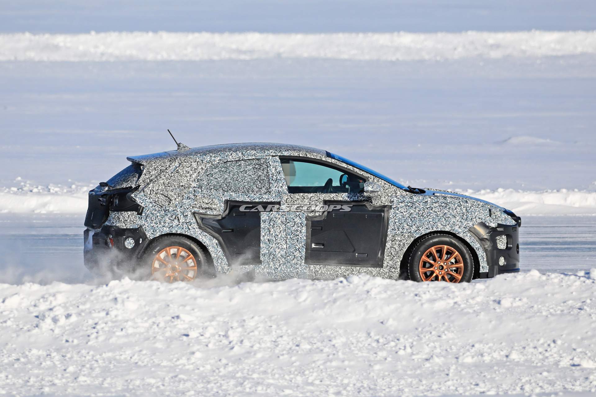 Ford EcoSport replacement spy shots 9 Ford Fiesta-Based SUV EcoSport Replacement Spied Near The Arctic Circle