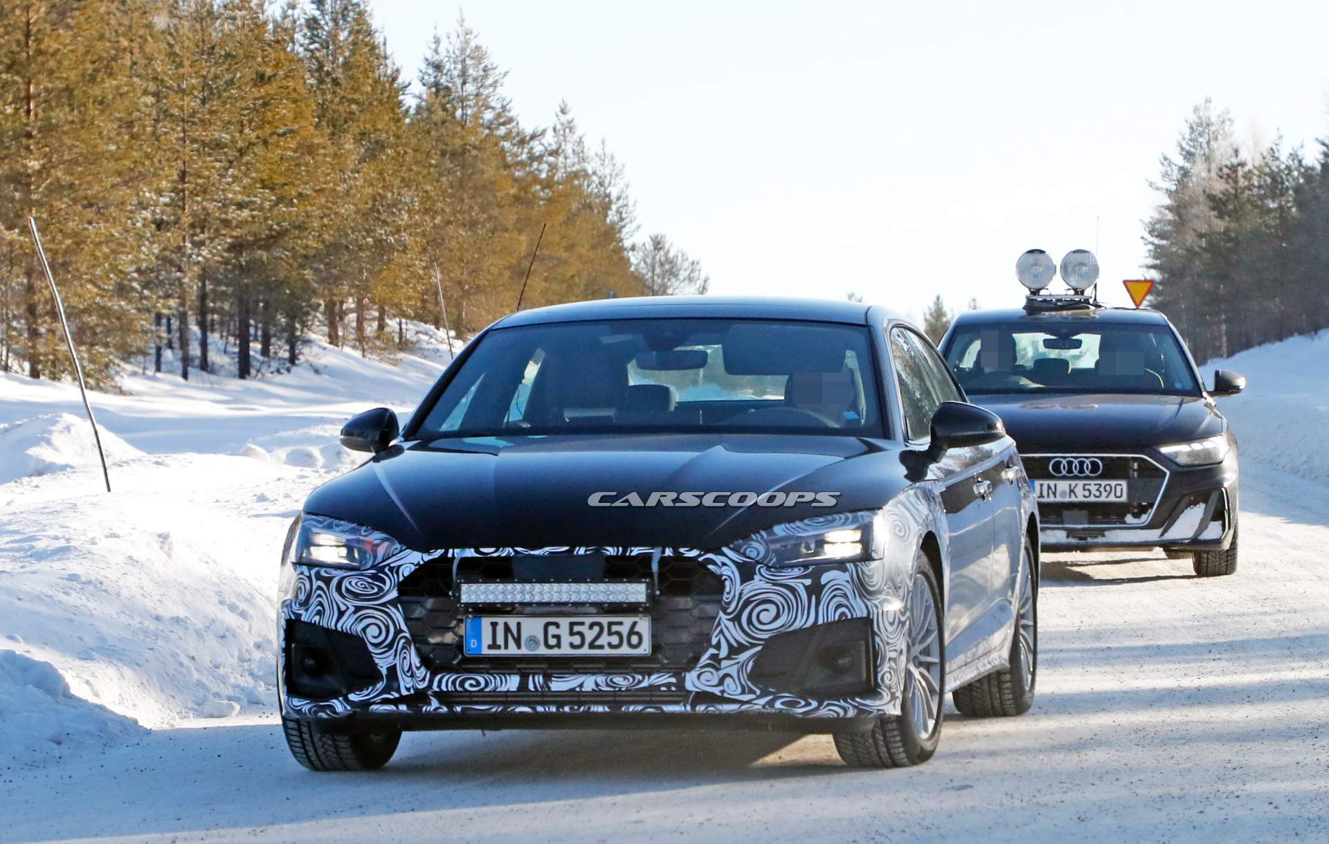 2020 Audi A5 Sportback facelift spy shots 2 2020 Audi A5 Sportback Facelift Comes Out Of Its Hideout