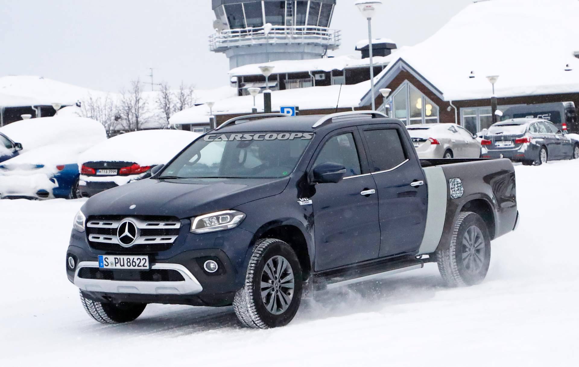 Mercedes-Benz X-Class with long bed spy shots 3 Is Mercedes-Benz Bringing A Longer-Bed X-Class To The US?